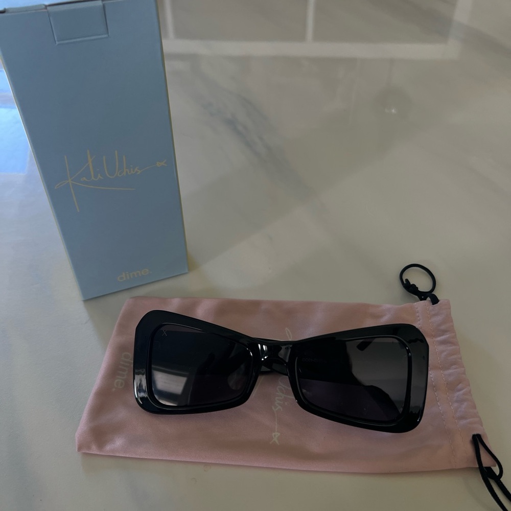 Dime x Kali Uchis Black & Grey Polarized Sunglasses